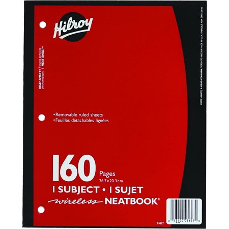Hilroy 1 Subject Wireless Notebook, 160 Pages