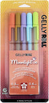 Gelly Roll Moonlight Gel Pens, Daylight, 0.6mm, 5/Pack