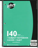 Hilroy 1 Subject Notebook, 140 Pages