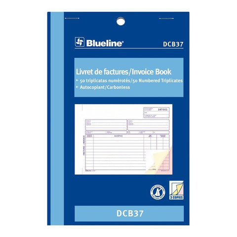 Blueline Invoice Book DCB37