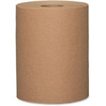 Metro Paper Jumbo-size 1-Ply Brown Paper Towels - 1 Ply - 7.9" x 800 ft - 2" (50.80 mm) Roll Diameter - Brown - Fiber - For School, Hotel, Restaurant, Industry, Restroom, Office Building - 6 / Carton