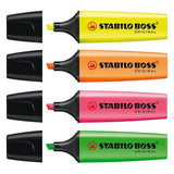 Stabilo BOSS Original Highlighters- 4 Pack