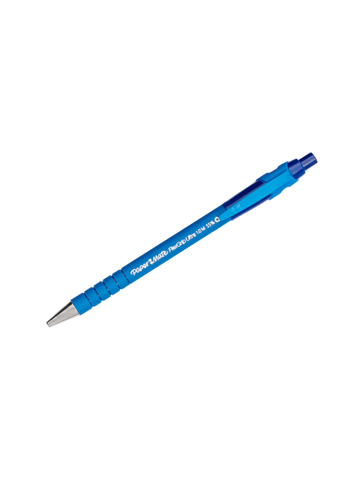 Papermate Flexgrip Ultra Recycled Ballpoint Pens, Retractable, Blue