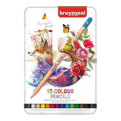 Bruynzeel Expression Colour Pencils Tin 12