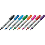 Sharpie Brush Tip Permanent Markers, Assorted, 8/Pack