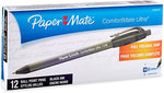 Papermate Comfortmate Ultra Retractable Pens, Fine Point, Black