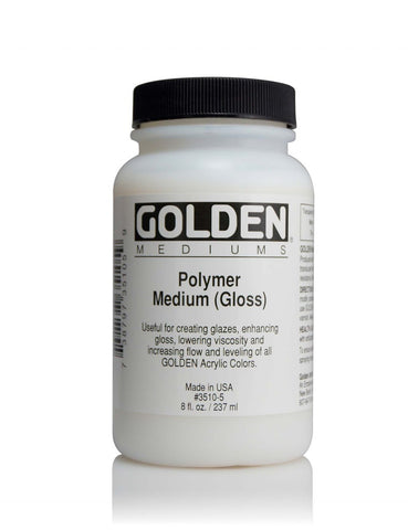 Golden Polymer Medium (Gloss), 8 fl. oz
