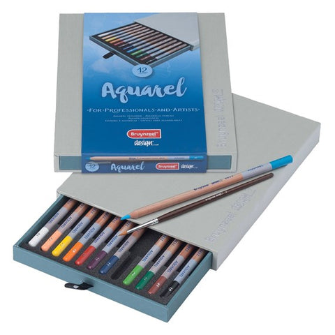 Bruynzeel Design Watercolour Pencils Box 12