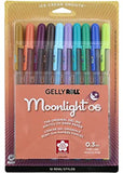 Gelly Roll Moonlight Gel Pens, 0.6mm, 10/Pack