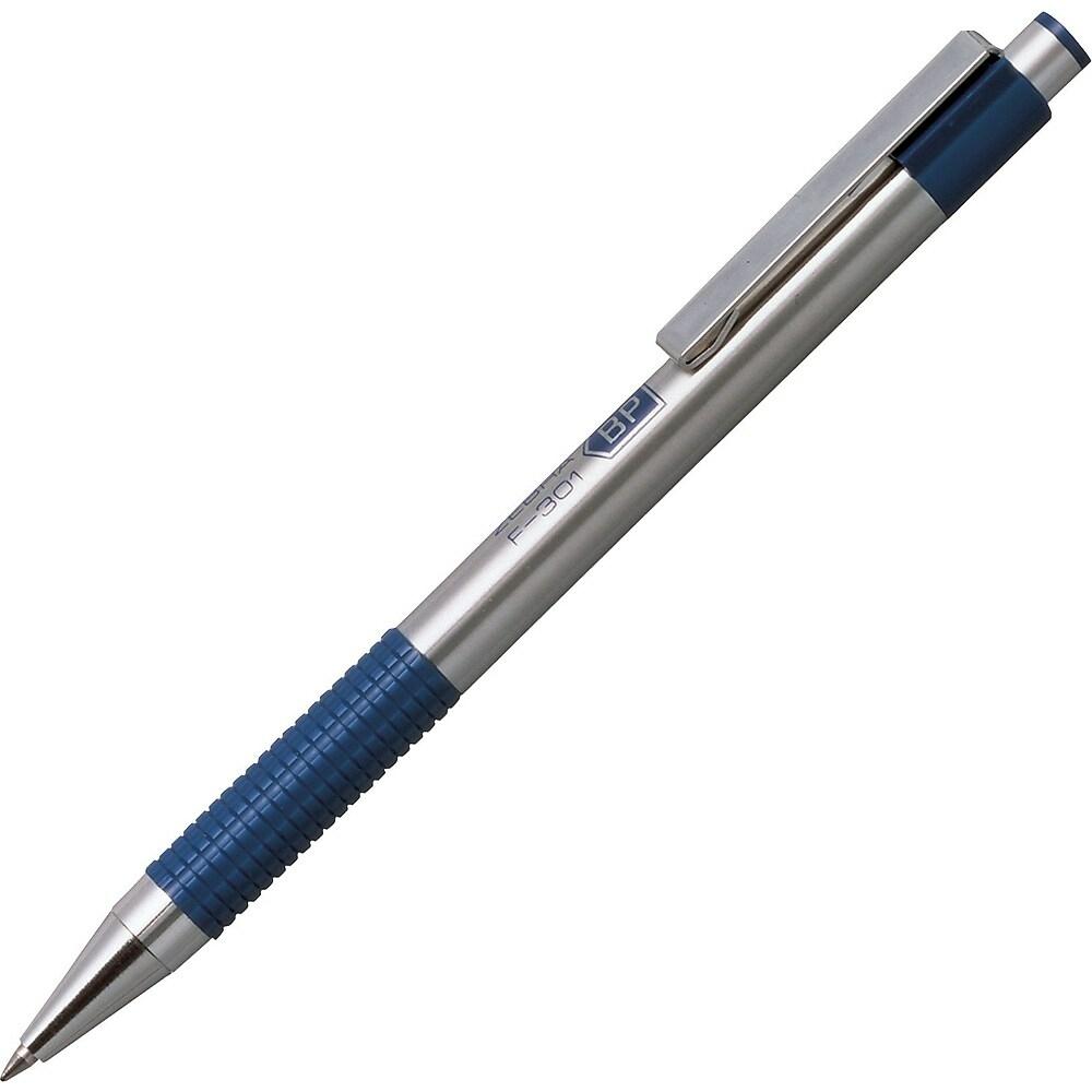 Zebra F-301 Retractable Ballpoint Pen, Fine Tip – Big Country Printers