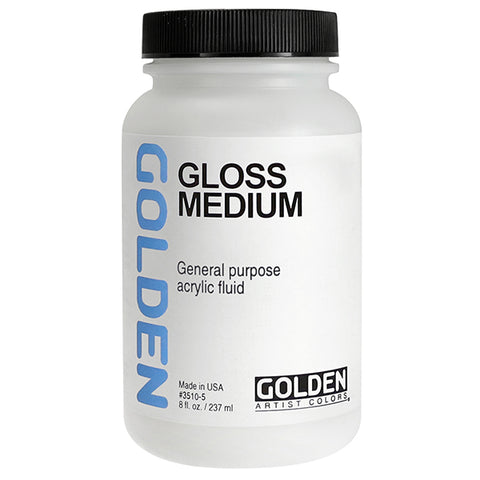 Golden Gloss Medium, 8 fl.oz