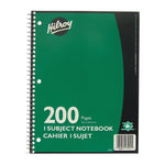 Hilroy 1 Subject Notebook, 200 Pages